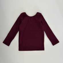 Load image into Gallery viewer, Lia Long-Sleeve Top: Plum Rib Knit