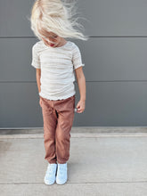 Load image into Gallery viewer, Pocket Sweats: Rosy Brown, Boysenberry, Cafe