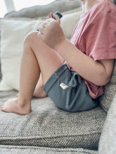 Load image into Gallery viewer, Rolled Hem Pocket Shorts : Rain