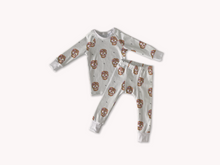 Load image into Gallery viewer, Long Sleeve Raglan + Lounge Pants Set