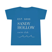 Load image into Gallery viewer, "Sandy Hollow Swim Club" Toddler Tee - Local Swimming Spot Summer Tee