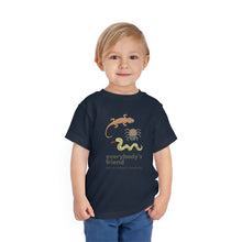 Load image into Gallery viewer, "Everybody's Friend" Toddler T-Shirt - Hello Creepy Crawlies Bugs, Spiders, and Snakes