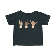 Load image into Gallery viewer, "ILY" American Sign Language Infant Tee