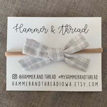 Load image into Gallery viewer, Upcycled Fabric Hair Bows