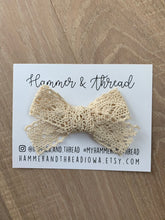 Load image into Gallery viewer, Ivory Lace Hair Bow