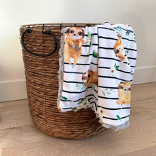 Load image into Gallery viewer, Sloth Baby Blanket