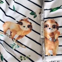Load image into Gallery viewer, Sloth Baby Blanket