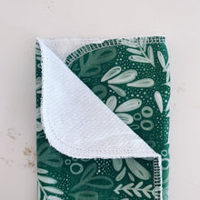 Load image into Gallery viewer, Reindeer Paperless Towel, Holiday Non Paper Towel, 3ply Reusable Towel, Christmas Kitchen Towel, Hot Cocoa Cloth PaperTowel, Stocking Stuffer, gifts under 50, eco-friendly christmas, eco-friendly house cleaning, christmas paper napkin, casual paper napkin, paper towel replacement, hot chocolate paperless towel, red and tan christmas towel