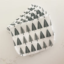 Load image into Gallery viewer, Christmas Tree Paperless Towel, 3ply Holiday Cloth Paper Towel, Reusable Paper Towel, Kitchen Towel, Cloth Paper Towels, Eco Stocking Stuffer, gifts under $50, gifts to save money, eco-friendly christmas, plastic-free christmas, zero-waste gift, eco-friendly housecleaning products, scandinavian christmas trees, holiday kitchen decor, useful holiday decor