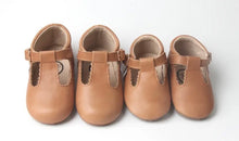 Load image into Gallery viewer, Premium Leather Desert Sand T-Bar Shoes