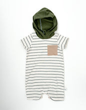 Load image into Gallery viewer, Rowan Hooded Shorts Romper
