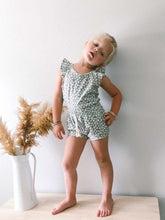 Load image into Gallery viewer, Tiny Daisies Flutter Tee + Shorties (2T)