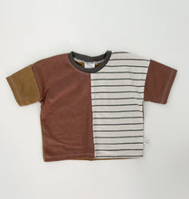 Load image into Gallery viewer, Colorblock Boxy Tee