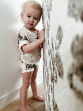 Load image into Gallery viewer, Boho Tropical Set: Organic Cropped Crewneck Pullover + Bummies