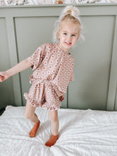 Load image into Gallery viewer, Napa Ruffle Set: Boxy Tee + Ruffle Shorts