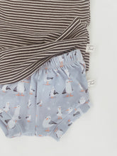 Load image into Gallery viewer, Charcoal Striped Tank + Seagull Shorties