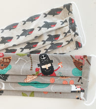 Load image into Gallery viewer, Pirates and Sharks Face Mask Set for Kids