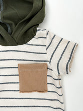 Load image into Gallery viewer, Rowan Hooded Shorts Romper