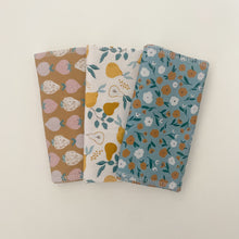Load image into Gallery viewer, Pears, Strawberries, and Blue Floral Paperless Towels