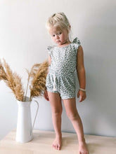 Load image into Gallery viewer, Tiny Daisies Flutter Tee + Shorties (2T)