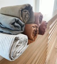 Load image into Gallery viewer, Linen Pinwheel Bow: 6 colors