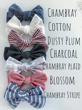 Load image into Gallery viewer, Upcycled Pinwheel Hair Bows