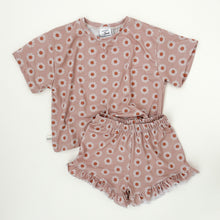 Load image into Gallery viewer, Napa Ruffle Set: Boxy Tee + Ruffle Shorts
