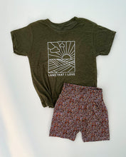 Load image into Gallery viewer, Land That I Love Tee + Wildflower Bike Shorts Set