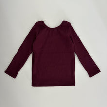 Load image into Gallery viewer, Lia Long-Sleeve Top: Plum Rib Knit
