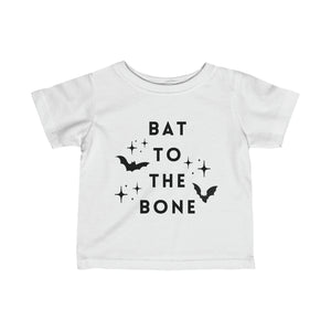 "Bat to the Bone" Infant Tee - White