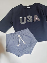 Load image into Gallery viewer, USA Applique Dolman Pullover
