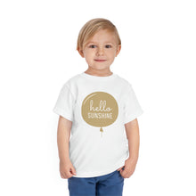 Load image into Gallery viewer, &quot;Hello Sunshine&quot; Toddler Short Sleeve Tee
