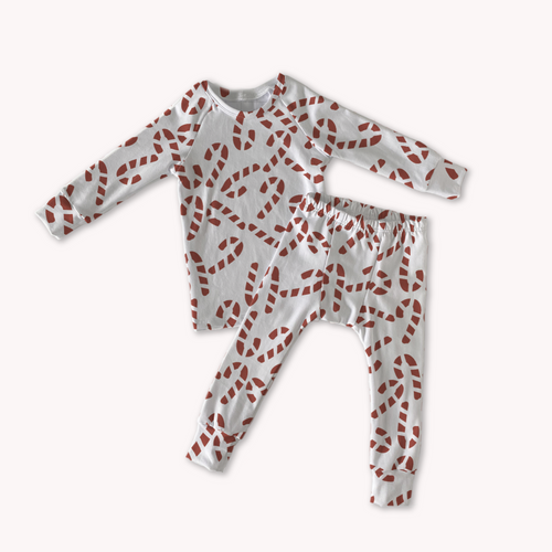 christmas pajamas, toddler lounge set, vintage candy cane pajamas, red and white christmas pajamas, family christmas pajamas, matching holiday pajamas, peppermint lounge set, winter holiday pJs