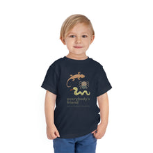 Load image into Gallery viewer, &quot;Everybody&#39;s Friend&quot; Toddler T-Shirt - Hello Creepy Crawlies Bugs, Spiders, and Snakes
