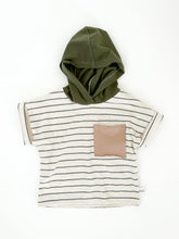 Load image into Gallery viewer, Hooded Dolman Pocket Tee
