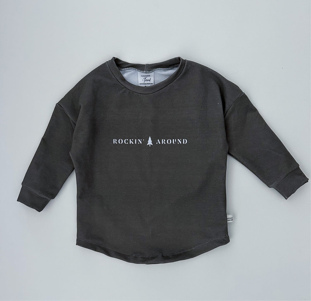 Rockin’ Around Dolman Sweatshirt (4T, 18-24)