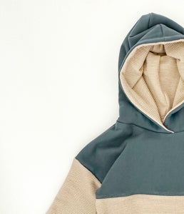 Reed Colorblock Hooded Pullover